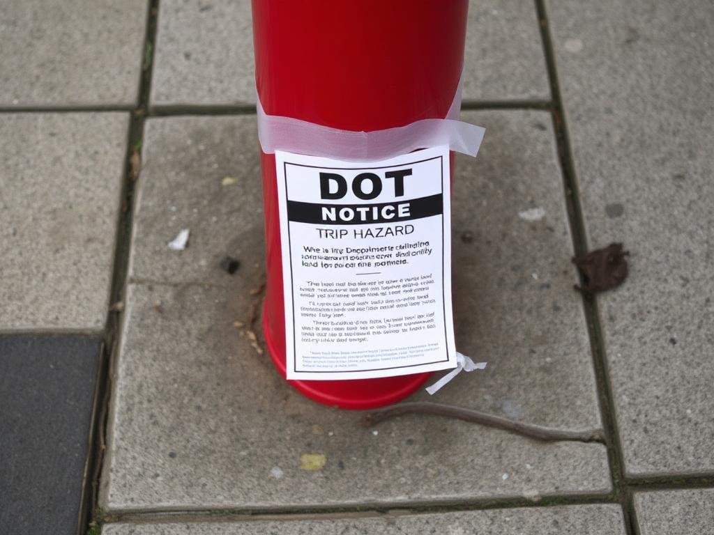 DOT Sidewalk Violation Removal dot notice by Gotham Home Services NYC